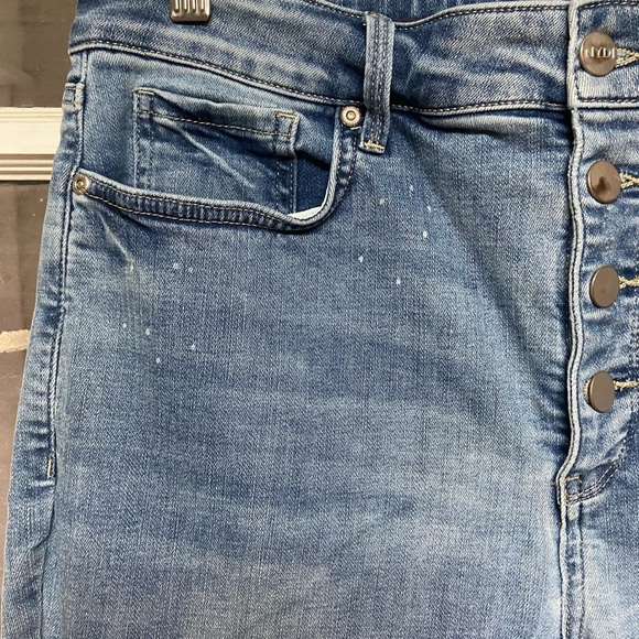 NYDJ Ami Skinny blue denim button fly ankle jeans - Picture 6 of 8